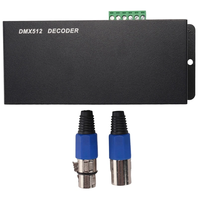 3-Канальный DC12-24V RGBW DMX 512 Декодер Светодиодный контроллер RGB LED DMX512 декодер, DMX512-3CH - 0