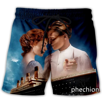 phechion/Новые мужские/женские повседневные шорты с 3D принтом 