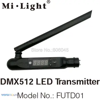 Milight FUTD01 DMX 512 Светодиодный Передатчик 2.4G Беспроводной Приемник Адаптер для Диско-Светодиодных Сценических Эффектов RGB + CCT Strip Controller
