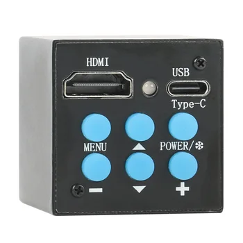 2-Мегапиксельный ПК с разрешением 1080P HDMI Type-c, промышленный видеомикроскоп с креплением C для телефона, планшета, процессора, печатной платы, микросхемы, наблюдения за пайкой, Ремонт